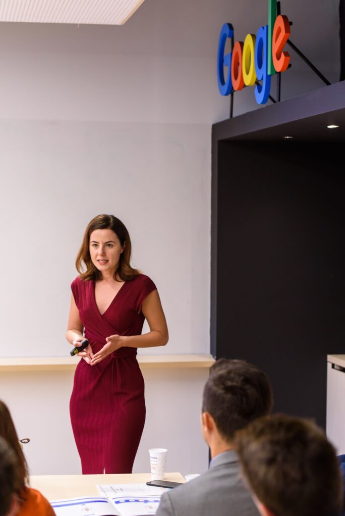 Madalina Stanescu, training Google