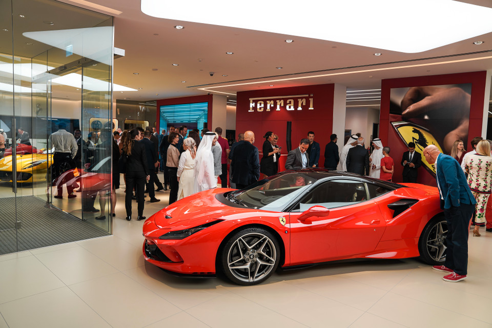 ferrari dubai the woman