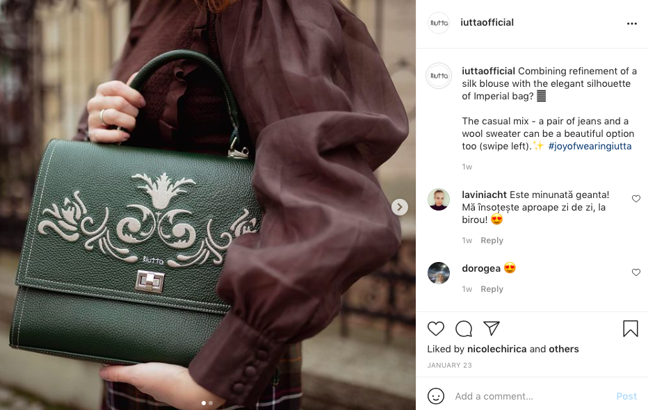 iutta the woman bag