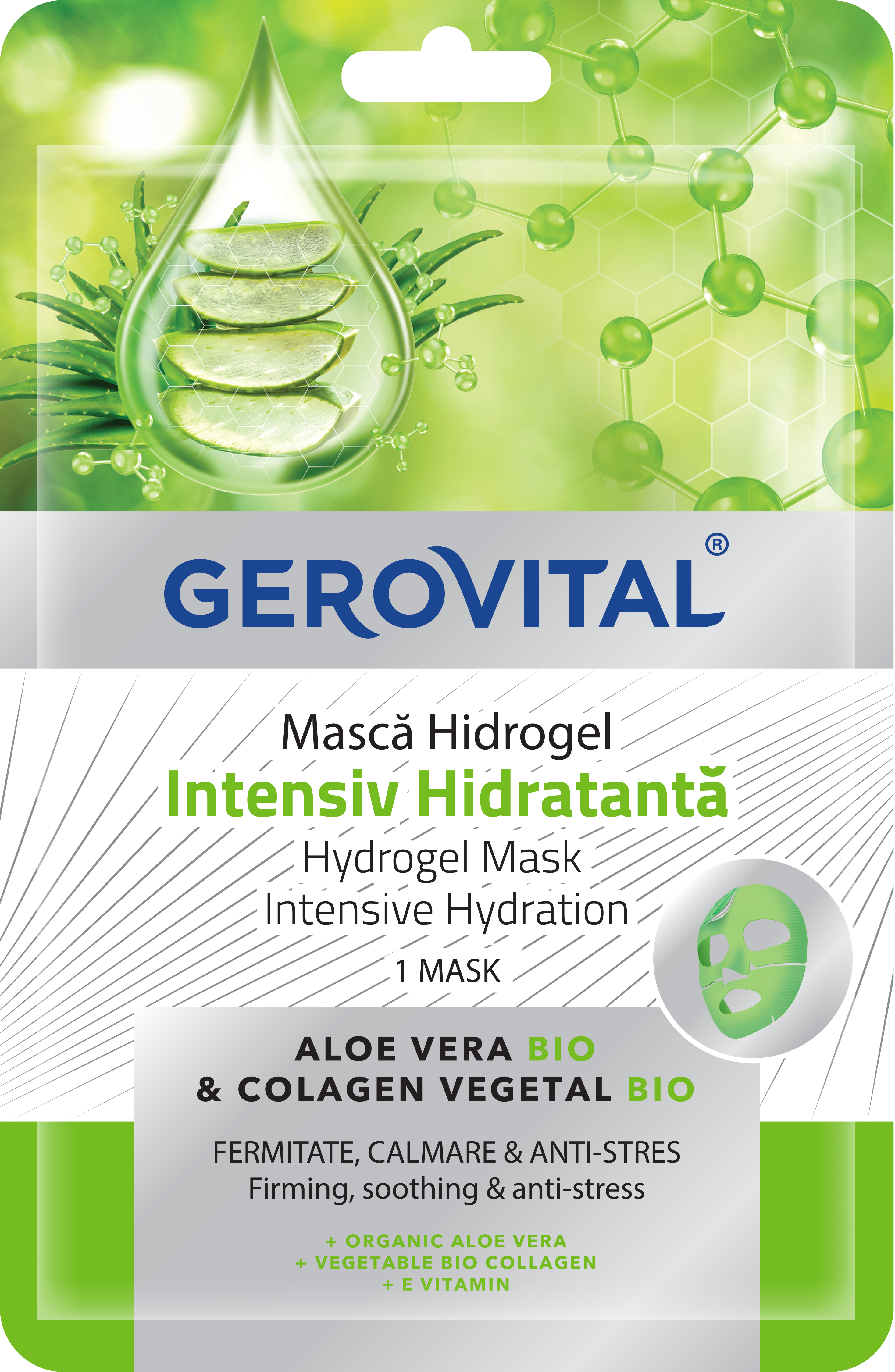 Gerovital hidrogel intensiv hidratantă